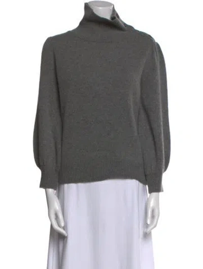 Pre-owned Co Wool Turtleneck Sweater In Gray