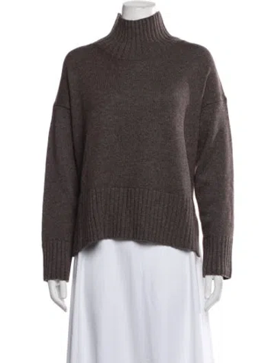 Pre-owned Co Wool Turtleneck Sweater In Multilor