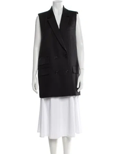 Pre-owned Co Wool Vest W/ Tags In Black