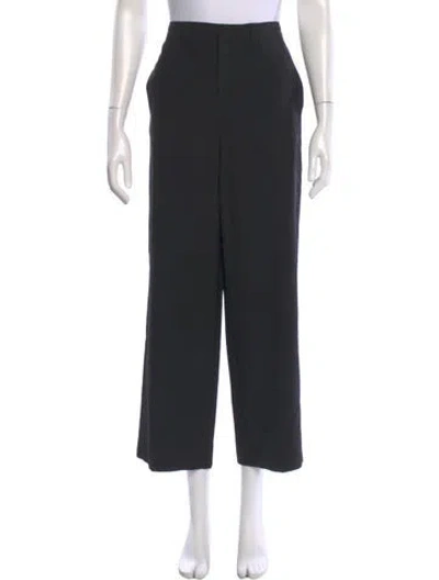 Pre-owned Co Wool Wide Leg Pants In Black