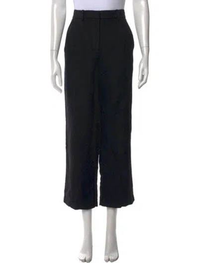 Pre-owned Co Wool Wide Leg Pants In Black