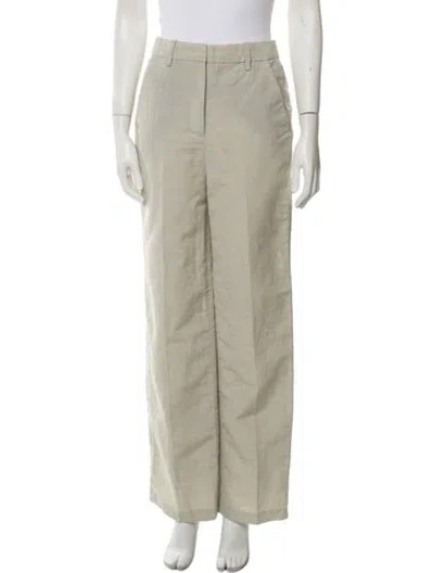 Pre-owned Co Wool Wide Leg Pants In Neutral