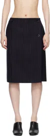 Co Wrap Mini Skirt In Black