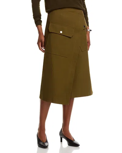 Co Wrap Skirt In Green