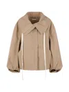 Co Rolled Llar Jacket Camel In Nude