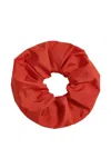 Coa Nyc Gathered-detail Scrunchie In Red