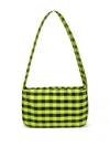 Coa Nyc Gingham-check Shoulder Bag