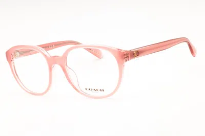 Coach 0hc6209u Round Frame Eyeglasses In Pink