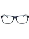 Coach Rectangle-frame Glasses In Dark Blue/light Blue/clear Demo Lens