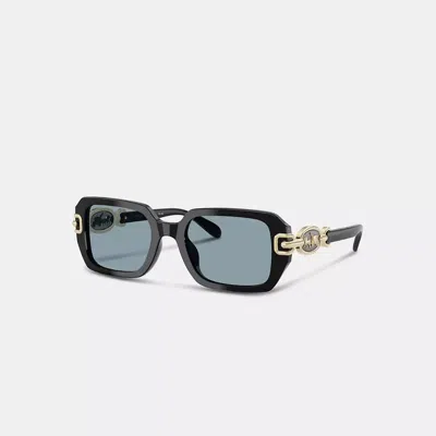 Coach Horse And Carriage Rectangle Sunglasses