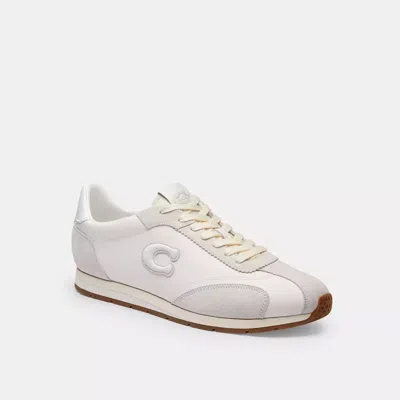 Coach Flat Sneaker In White