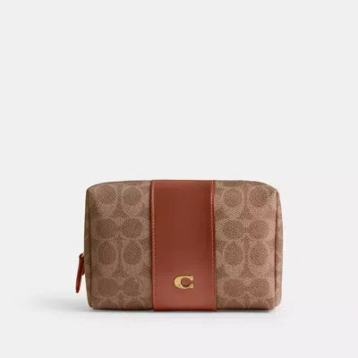 Coach Essential Cosmetic Pouch In Signature Canvas