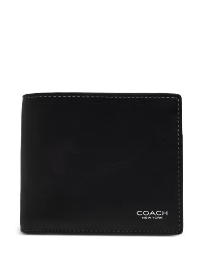 Coach 3-in-1 Topstitched Wallet In Black