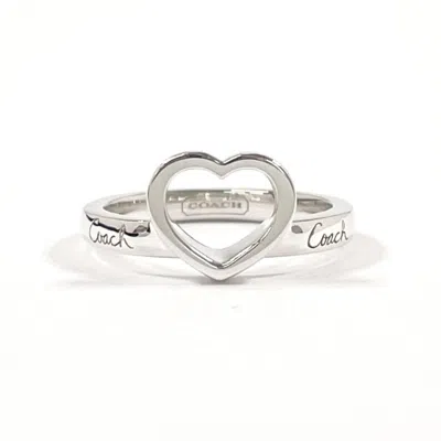 Pre-owned Coach 925 Band Ring ()