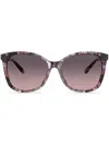 Coach Abstract-pattern Sunglasses In Purple
