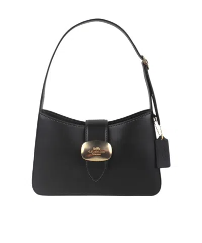 Coach Adjustable Shoulder Strap Shoulder Bag In Black