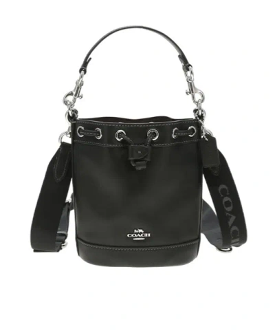 Coach Adjustable Shoulder Strap Shoulder Bag In Black