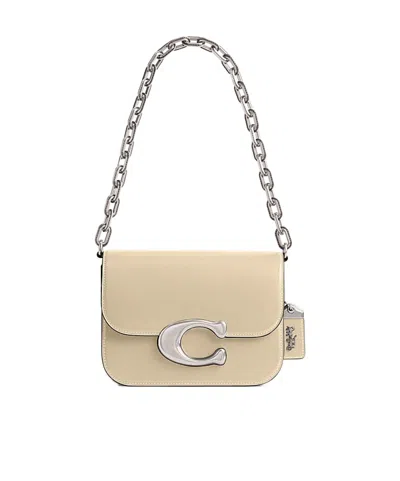 Coach Adjustable Shoulder Strap Shoulder Bag In Nude