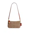Coach All Over-print Shoulder Bag In Brown