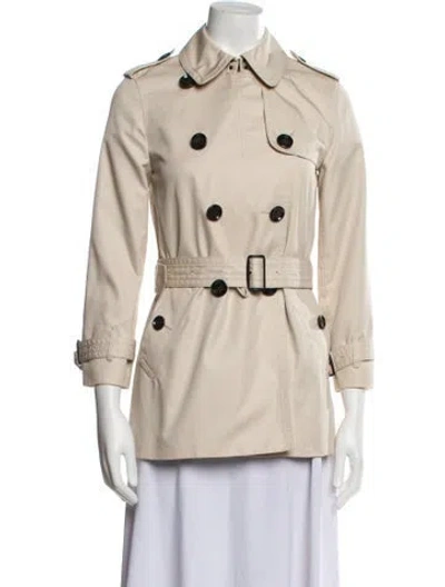 Pre-owned Coach Alpaca Utility Jacket In Neutral