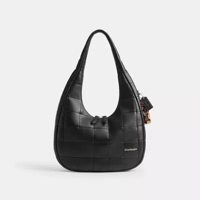 Coach Alter/ego Crescent Shoulder Bag In Black