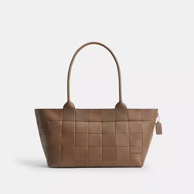 Coach Alter/ego Large Tote Bag In Upcrafted Leather In Brown