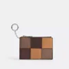 Coach Alter/ego Zip Card Case With Key Ring