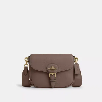 Coach Amelia Saddle Bag In Brown