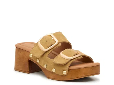 Coach And Four Avora Platform Sandal In Brown