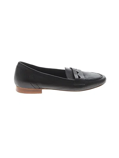 Pre-owned Coach And Four Flats In Black