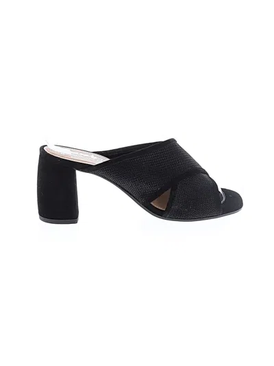 Pre-owned Coach And Four Sandals In Black