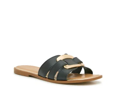 Coach And Four Uno Sandal In Black
