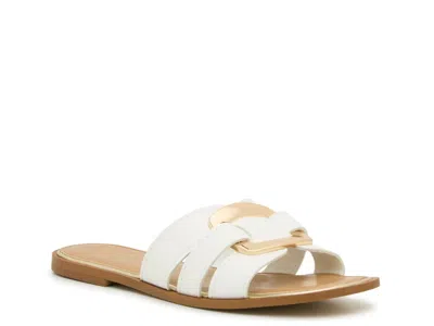 Coach And Four Uno Sandal In White