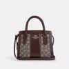Coach Andrea Carryall Bag In Signature Jacquard In Brown