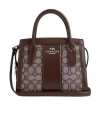 Coach Andrea Jacquard Shoulder Bag In Black