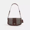 Coach Andrea Shoulder Bag In Signature Jacquard In Brown
