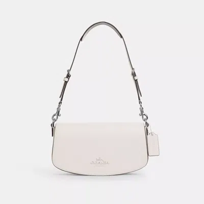 Coach Andrea Shoulder Bag In White