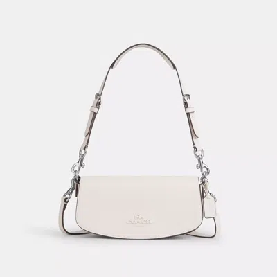 Coach Andrea Small Shoulder Bag In White