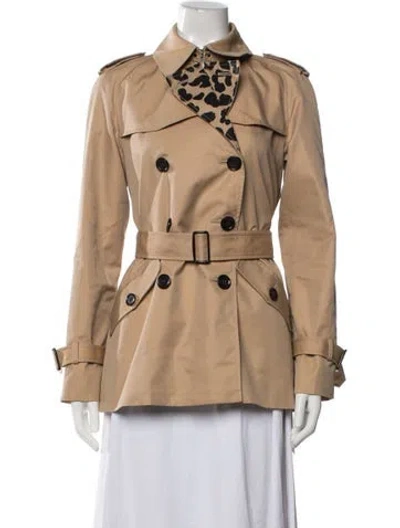 Pre-owned Coach Animal Print Jacket In Neutral