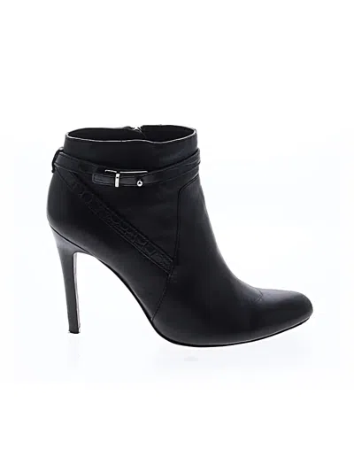 Pre-owned Coach Ankle Boots In Black