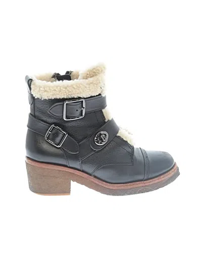 Pre-owned Coach Ankle Boots In Black