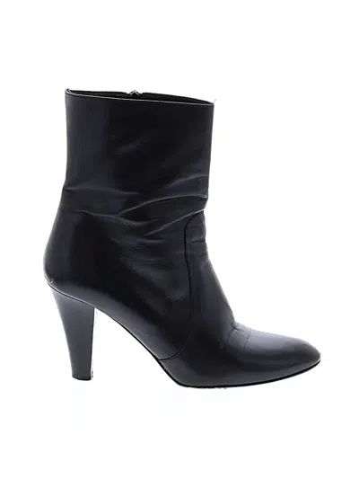 Pre-owned Coach Ankle Boots In Black