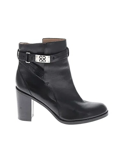 Pre-owned Coach Ankle Boots In Black