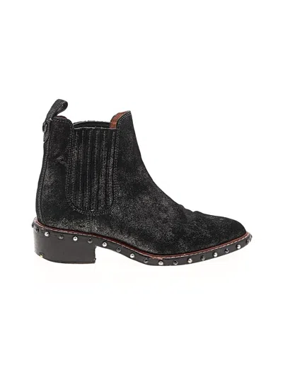 Pre-owned Coach Ankle Boots In Black