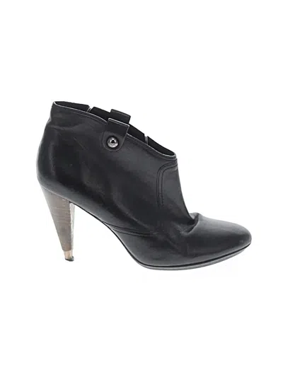 Pre-owned Coach Ankle Boots In Black