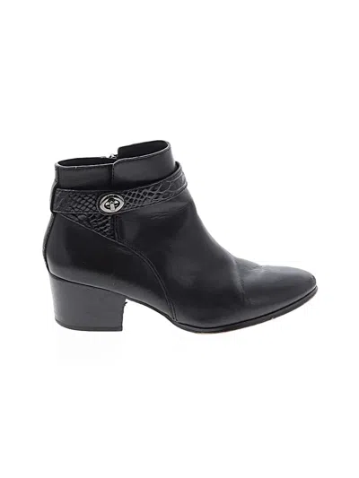 Pre-owned Coach Ankle Boots In Black