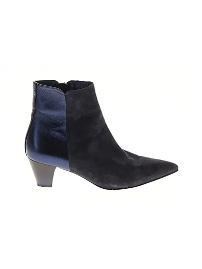 Pre-owned Coach Ankle Boots In Blue