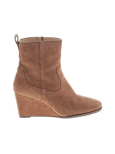 Pre-owned Coach Ankle Boots In Brown