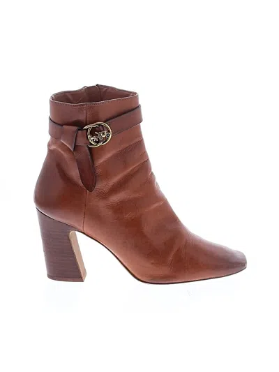 Pre-owned Coach Ankle Boots In Brown