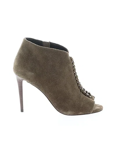 Pre-owned Coach Ankle Boots In Green